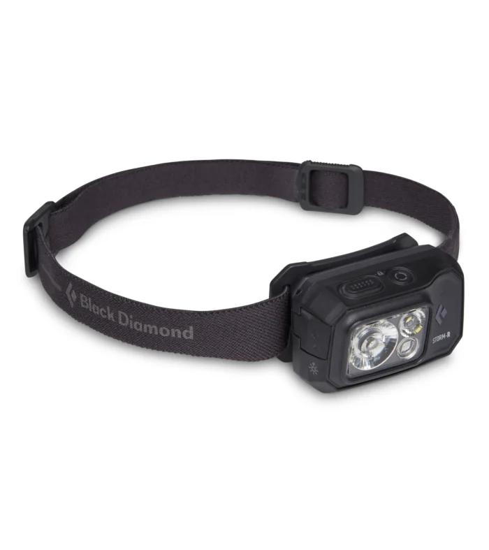 Lámpara Frontal Black Diamond Storm 500-R | Recargable, 500 Lúmenes e Impermeable IP67