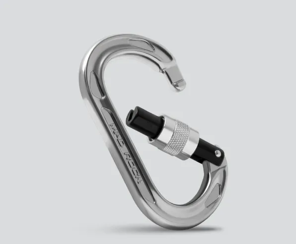 Mosquetón Oval Tech Screw Mad Rock | Ideal para Poleas, Reuniones y Rescate