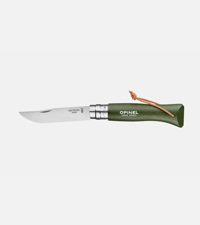 Navaja Opinel No. 08 Colorama Verde Bosque | Navaja Plegable Outdoor