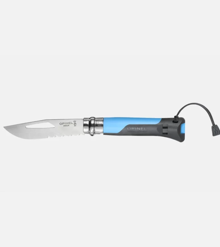 Navaja Opinel N°08 Outdoor Azul | Cuchillo Outdoor Multiaventura